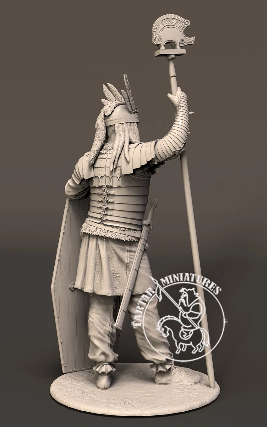 Germanic warrior wearing Roman lorica segmentata 6